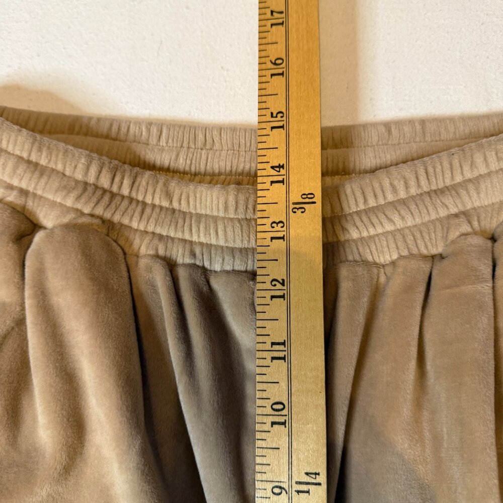 SKIMS Tan Beige Soft‎ Velour Jogger Sweatpants Small - Picture 9 of 10